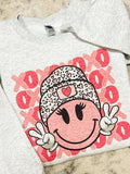 XOXO Smiley Graphic Top T-Shirts, Hoodie, Sweatshirt | RetroVerseTees.com