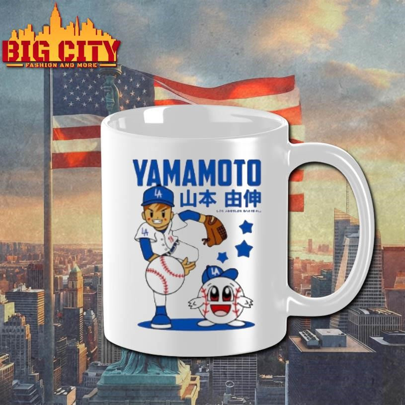 Yoshinobu Yamamoto Los Angeles Dodgers Superstar Cartoon Shirt
