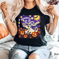 Zero Dog Halloween Starry Night Shirt, Nightmare Before Christmas Tees, land Spooky Season Shirt, land Oogie Boogie Bash...