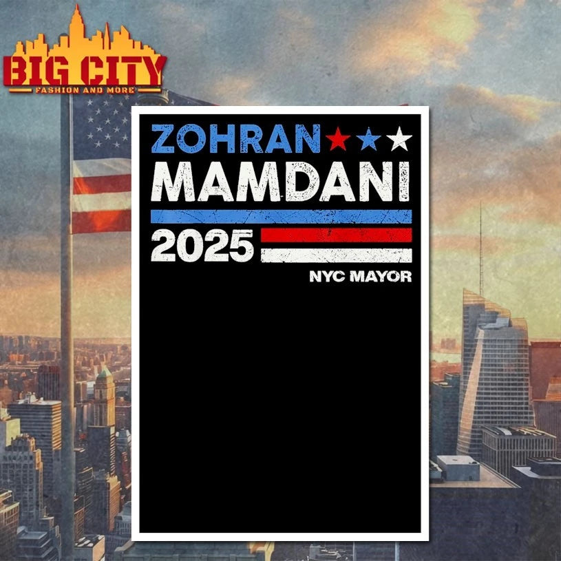 Zohran Mamdani 2025 NYC Mayor Vintage shirt