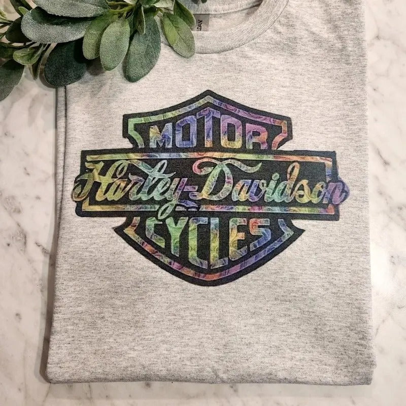 biker shirt colorful logo motorcycle riding harley popular, shirt trend, shirt top Hoodie, Sweatshirt | RetroVerseTees.com