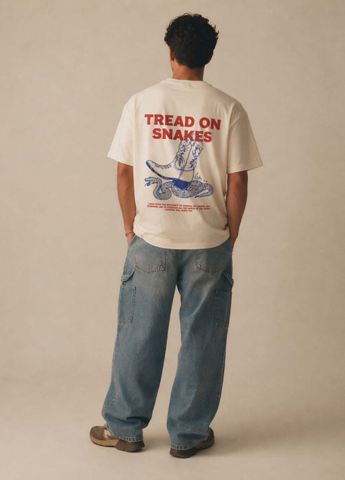 "Tread On Snakes" Comfort Colors Tee || Ivory
