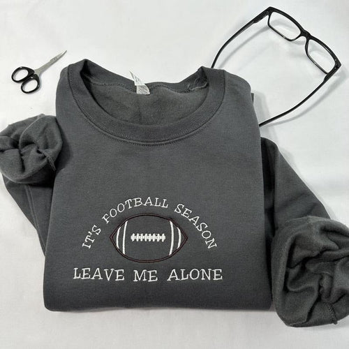 It's Football Season embroidered sweatshirt, Football lovers design, Colorado Resorts, Football Season embroidered...