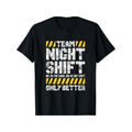 [Cotton Night Shift Tee] 1pc Unisex Cotton Night Shift Tee - Crew Neck, 180g/m2 Knit Fabric, Slight Stretch, Regular Fit,...