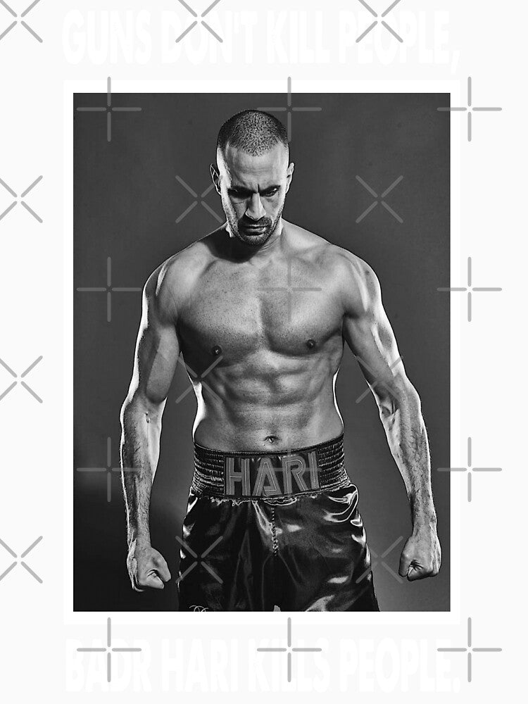 Vintage Badr Shirt Hari Shirt Wrestling All Sizes Graphic.Guns Don't Kill People by RaymonCharles9