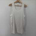 Todd Snyder Tank Top Mens L White Ribbed Tank Top KN1270422 Pima Cotton Modal