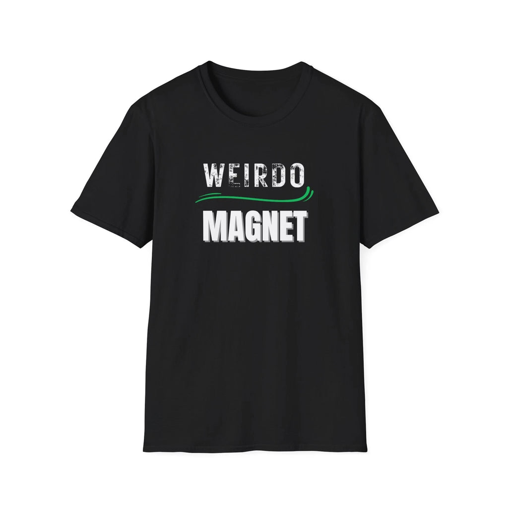Trendy Weirdo Magnet Punk Emo Funny Goth Heavy Rock Music Retro Vintage Bold tee