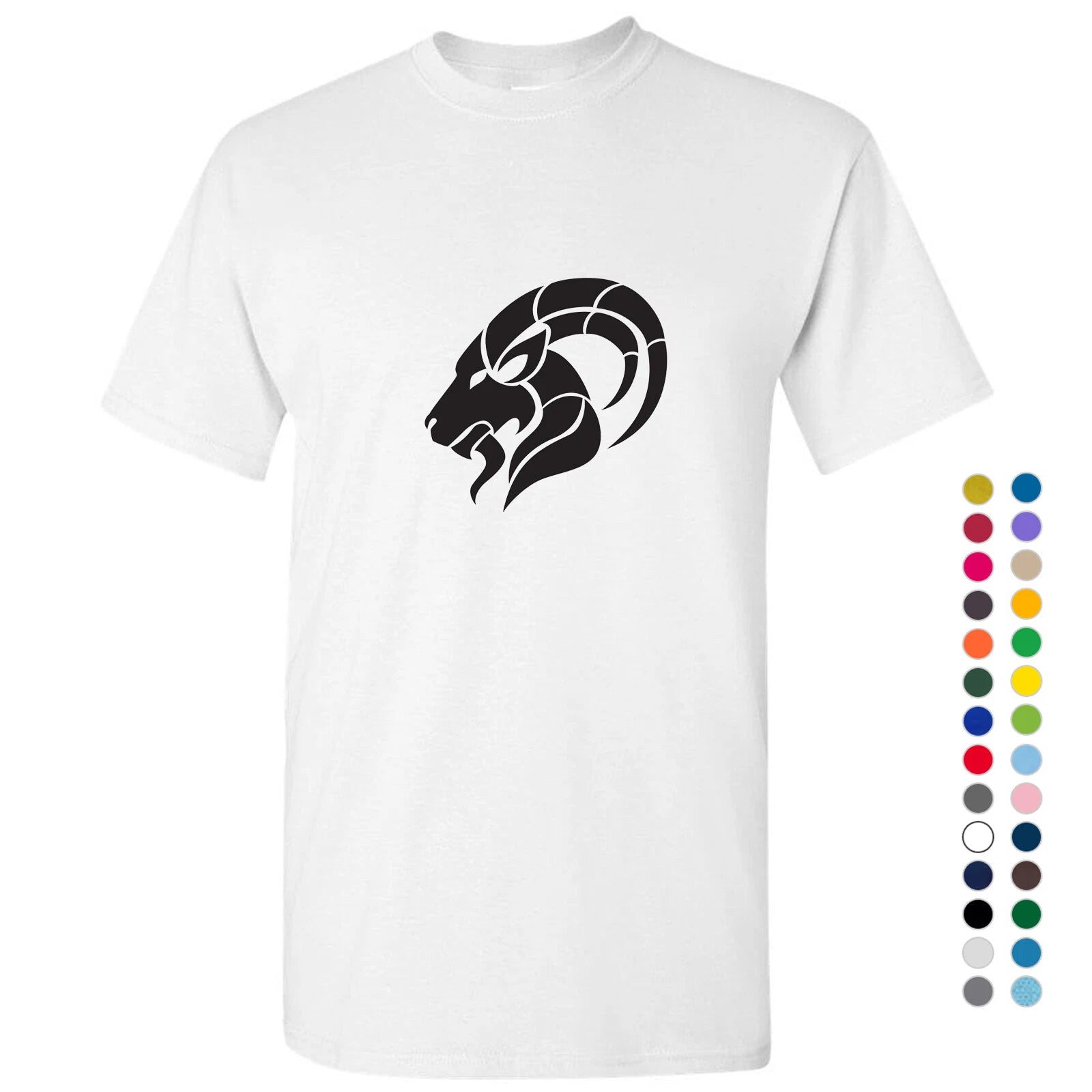 Capricorn Goat Zodiac Horoscope Astro Sign Symbol Men T Shirt Tee Top S - 5XL