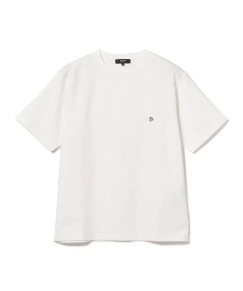 (ASK availability first) Coffee Embroidered Cotton T-Shirt new