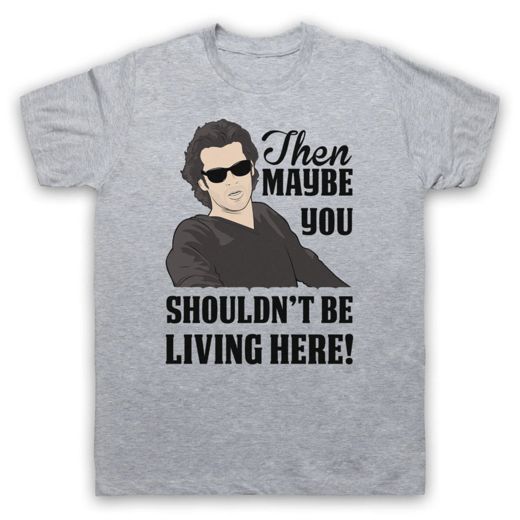 TAFFIN UNOFFICIAL ADAM AND JOE SHOULDN'T BE LIVING HERE MENS & WOMENS T-SHIRT