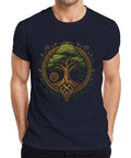 celtic tree of life yggdrasil viking valhalla norse mens t shirt