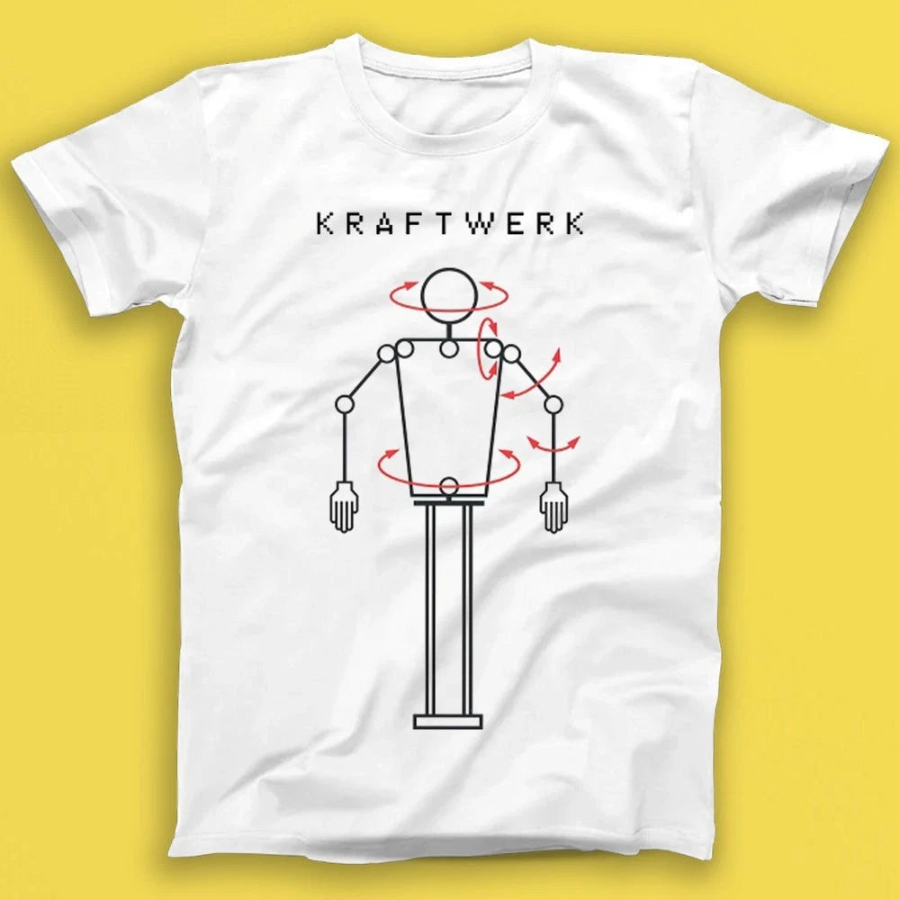 Kraftwerk Robot Electronic Synth Pop Music Gift Tee T Shirt T1940