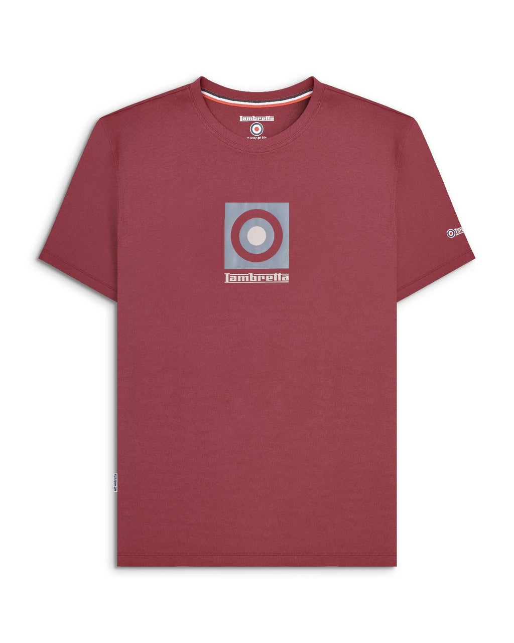 Mens Lambretta Target Box Smart Classic Retro T-Shirt Sizes M to 4XL