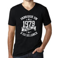 Men's Graphic T-Shirt V Neck Manufactured in 1999 – Fabriqué en 1999 – 25th