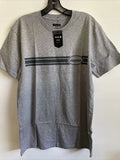 New Stance Designer Mens Graphic Street Style Logo Cotton Tee Shirt Size XL Gray