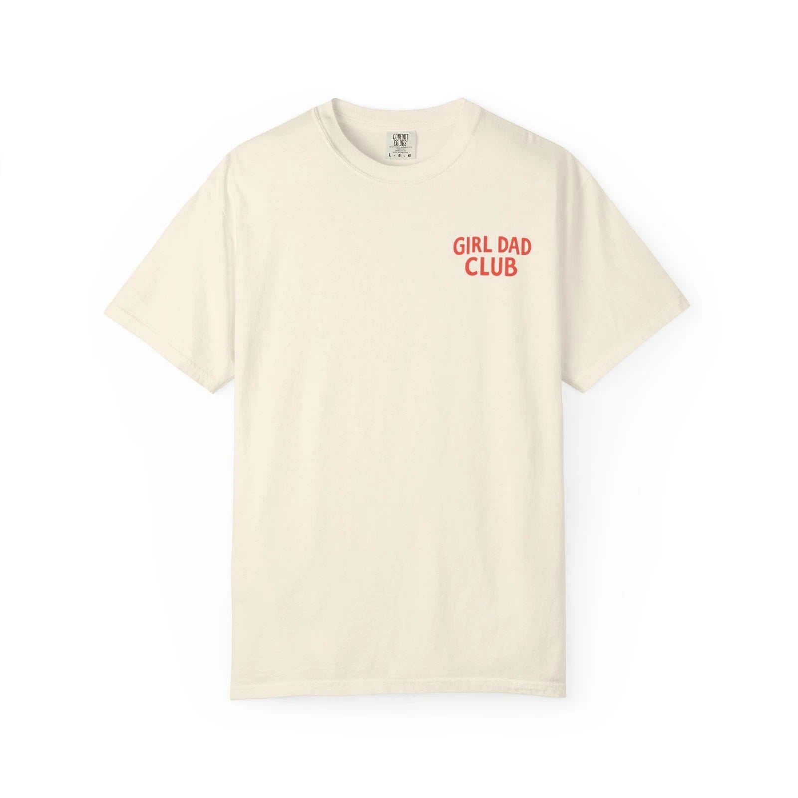 Girl Dad Club Shirt Comfort Colors Vintage Dad Graphic Tee Oversized