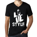 Men's Graphic T-Shirt V Neck Love Style Eco-Friendly Limited Edition
