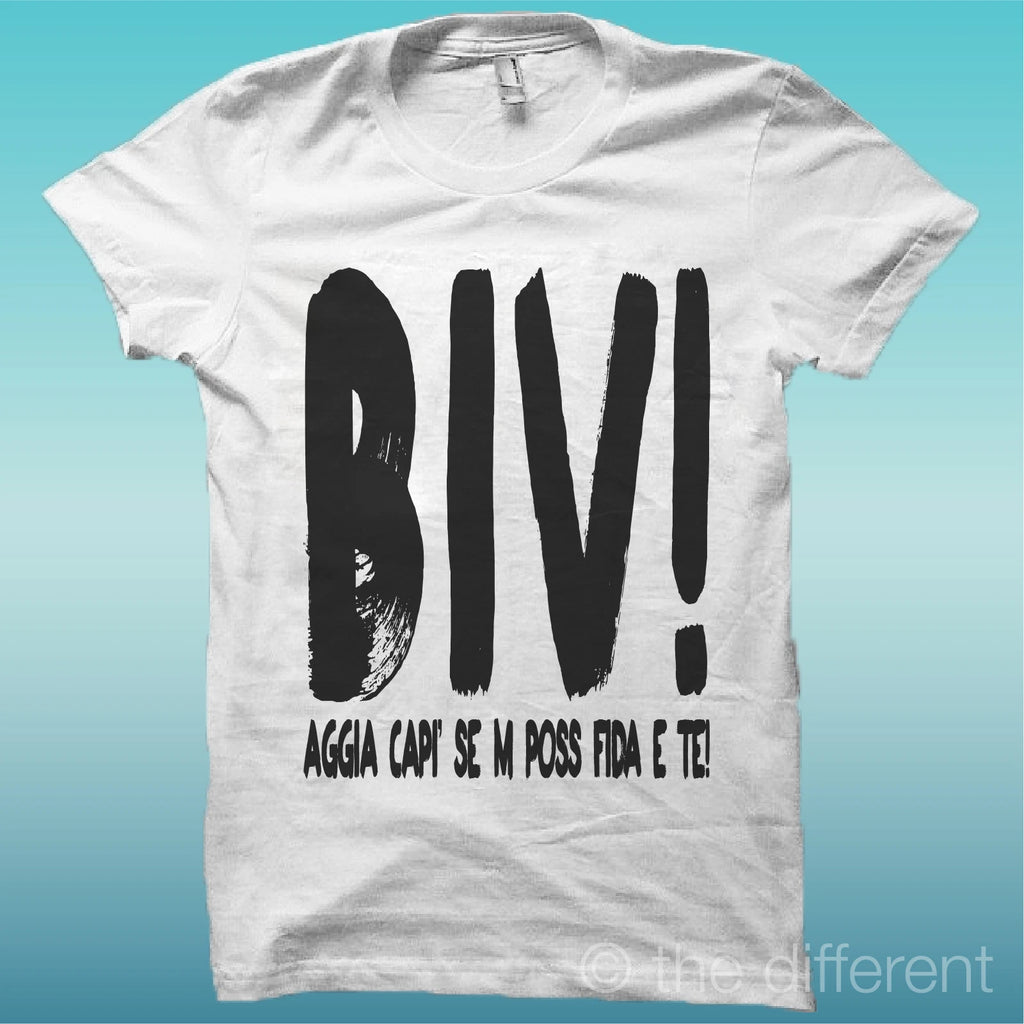 T-shirt Man Sentence Gomorra La Series " Biv ! " Gift Idea Road To Happiness