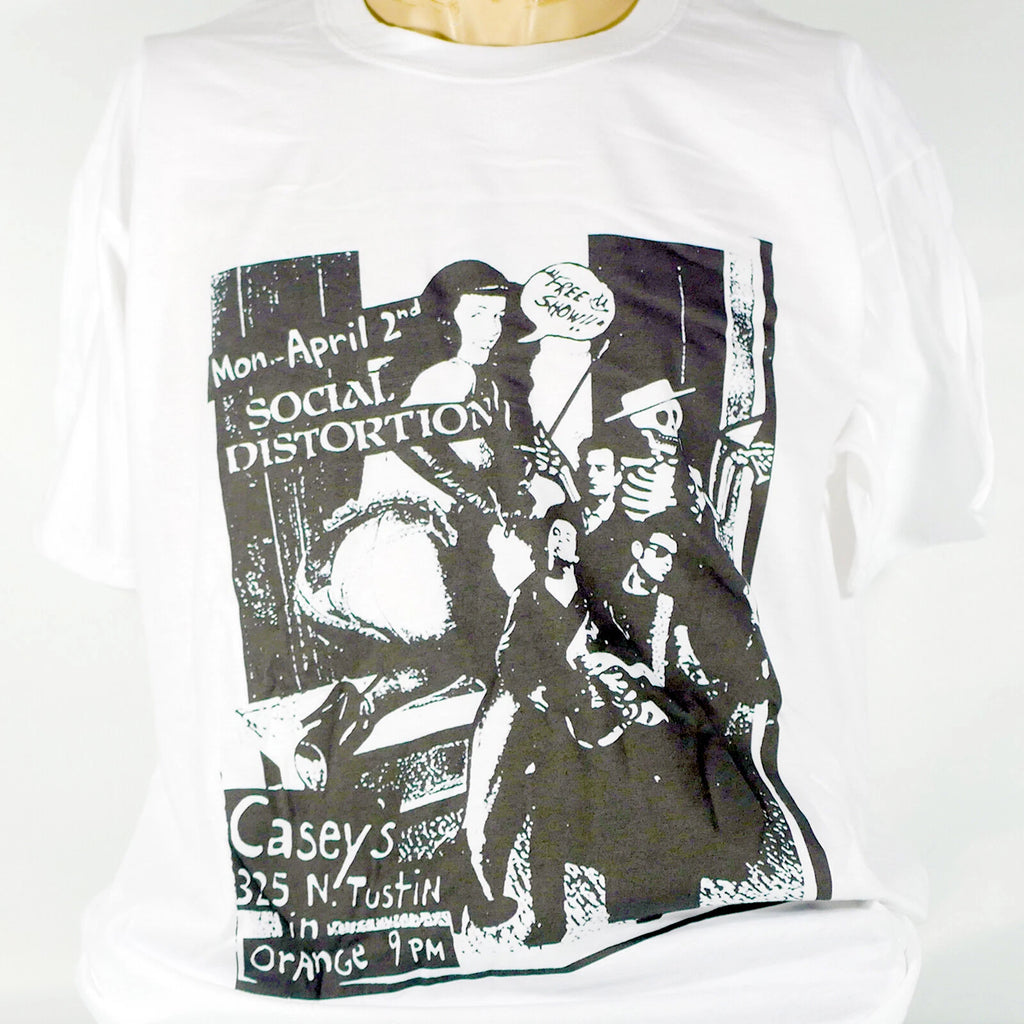 Social Distortion Hardcore Punk Rock Short Sleeve White Unisex T-shirt S-3XL