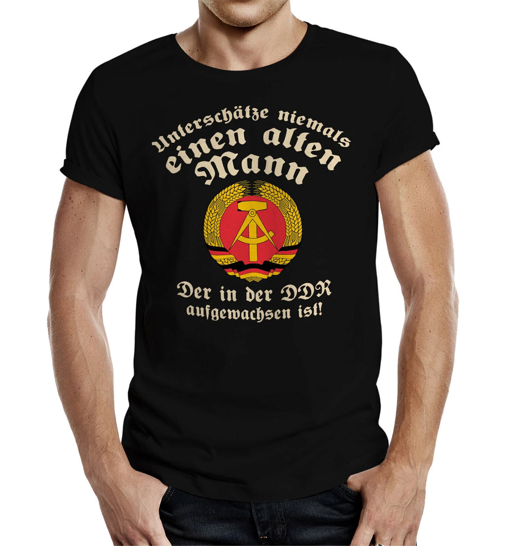 Men's T-Shirt Old Man from GDR - Funny Sayings Shirts Men Gifts