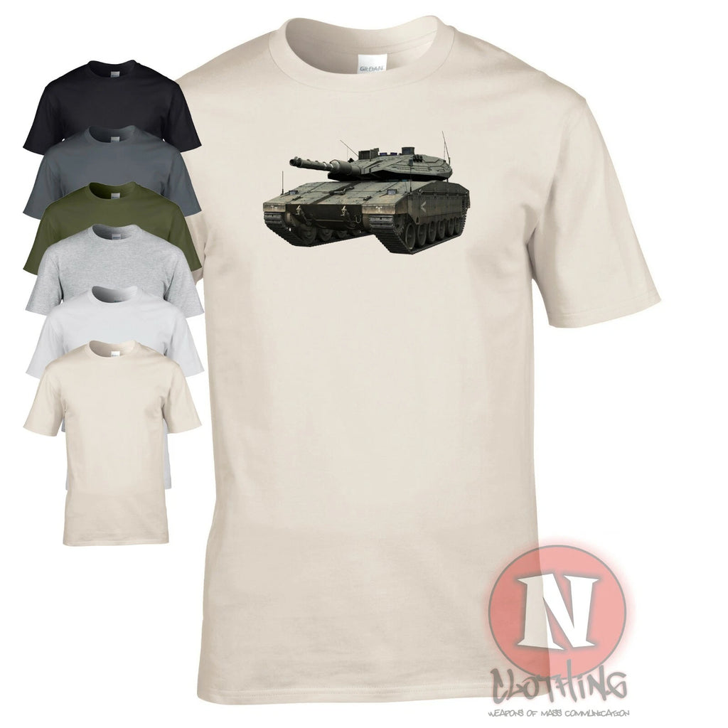 Merkava MBT tank modern military armour T-shirt Tanks