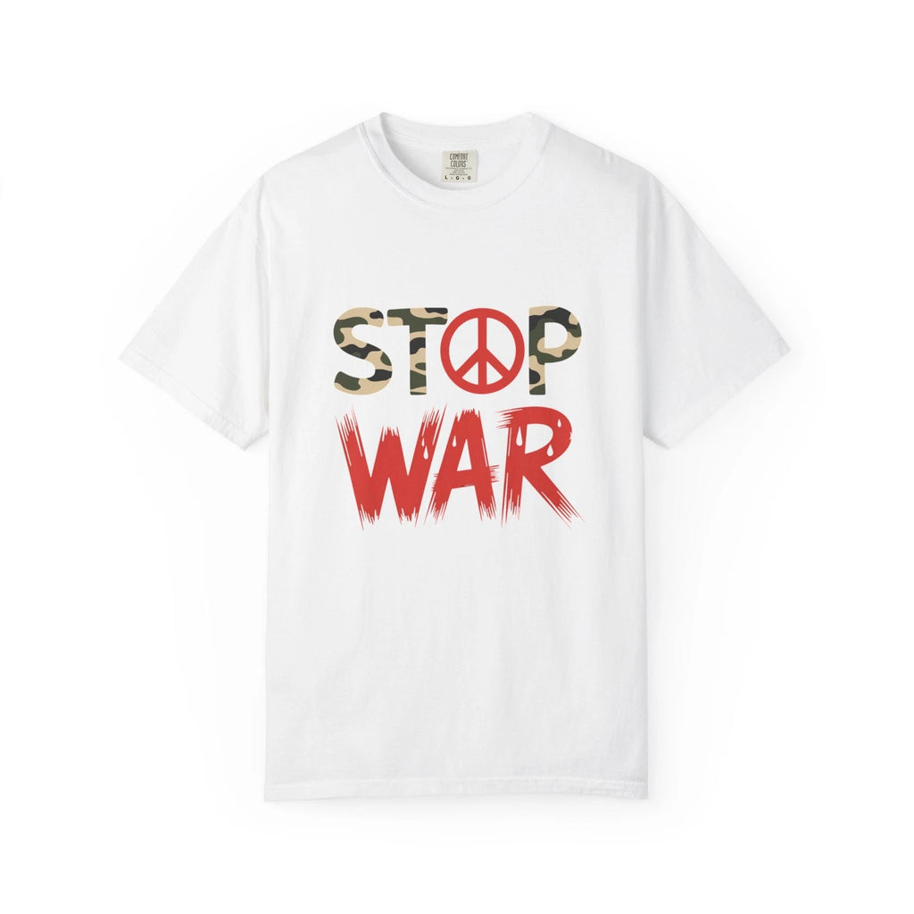 Unisex T-shirt political protest stop war genocide palestina satire art tee