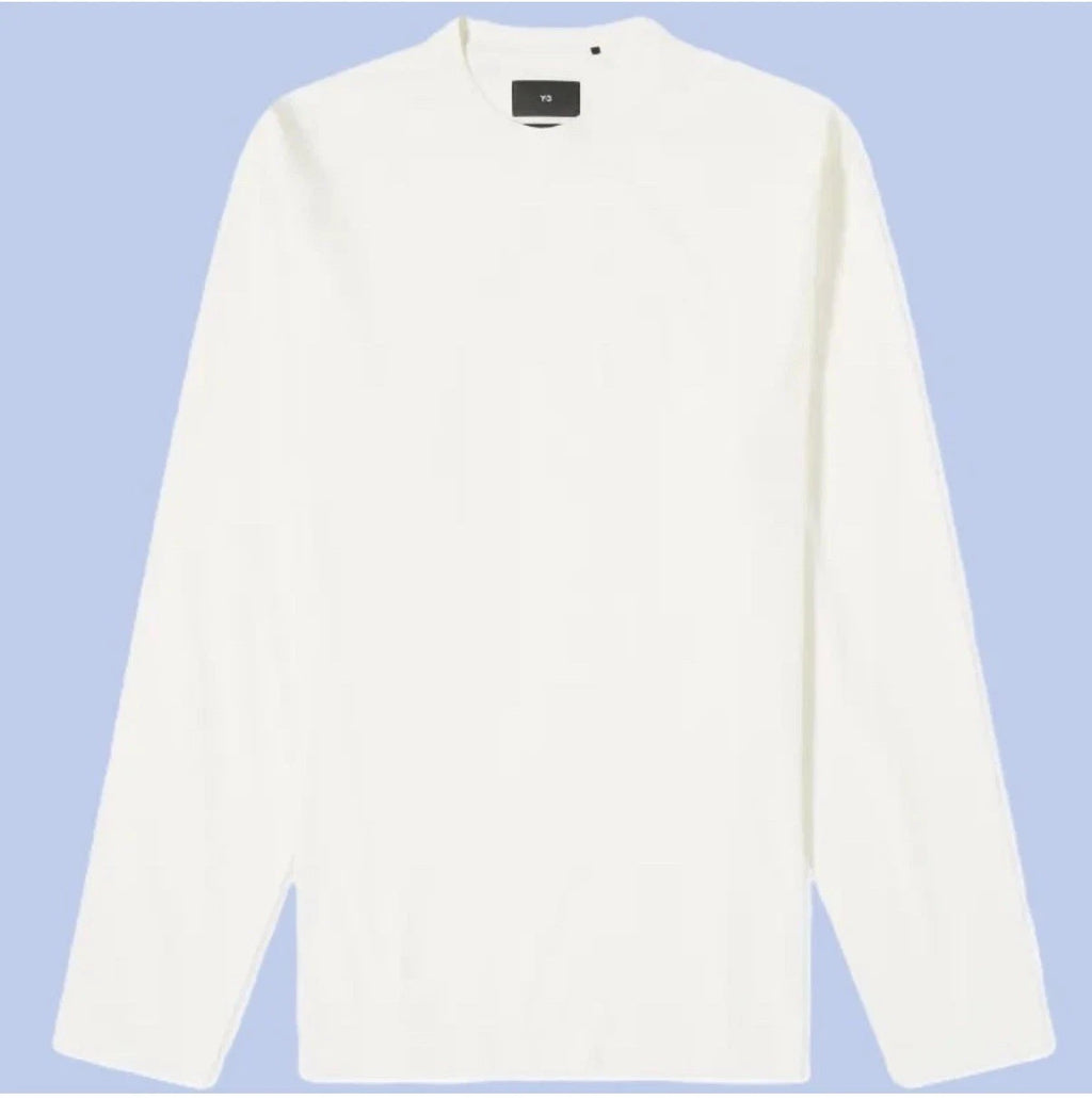 Y-3 Logo Cotton T-shirt Long Sleeve adidas Yamamoto IV8231 Men's Size Small New