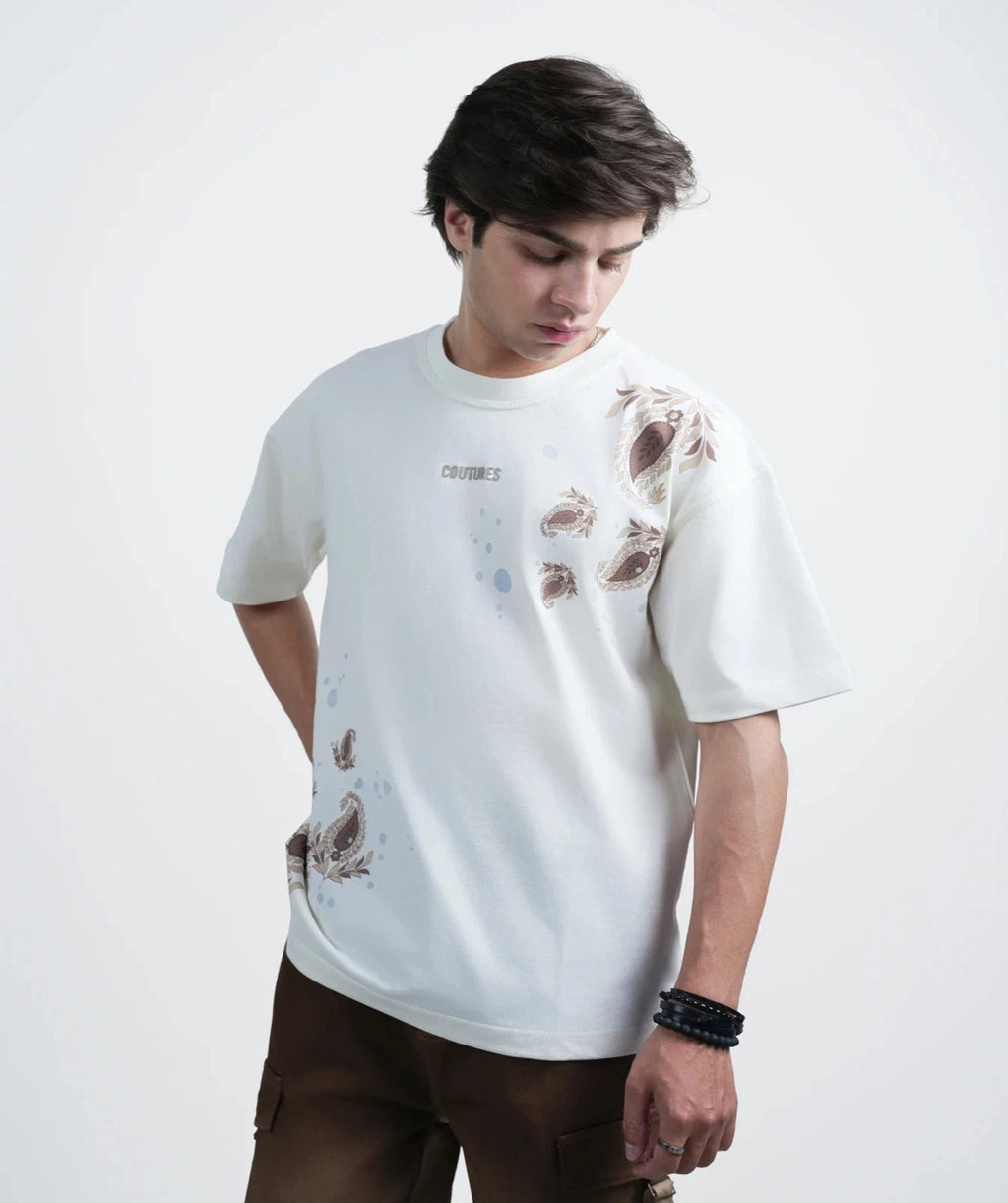 Cream Oversized T-Shirt