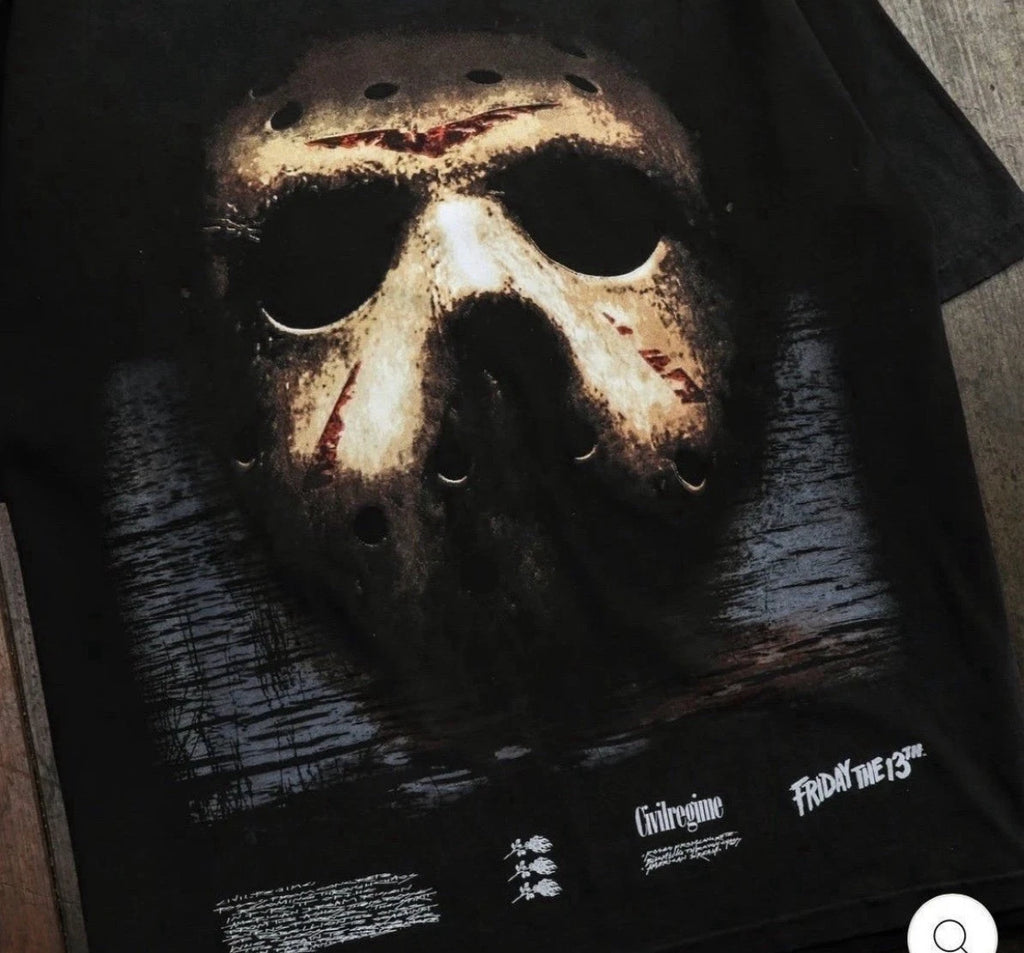 Civil Regime x Darc Sport Jason Oversized Tee Size LARGE Friday the 13th