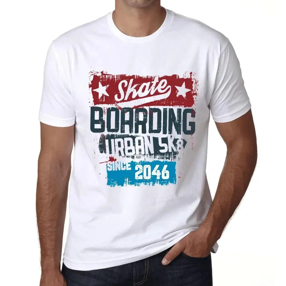 Men's Graphic T-Shirt Urban Skateboard Since 2046 Eco-Friendly Limited Edition