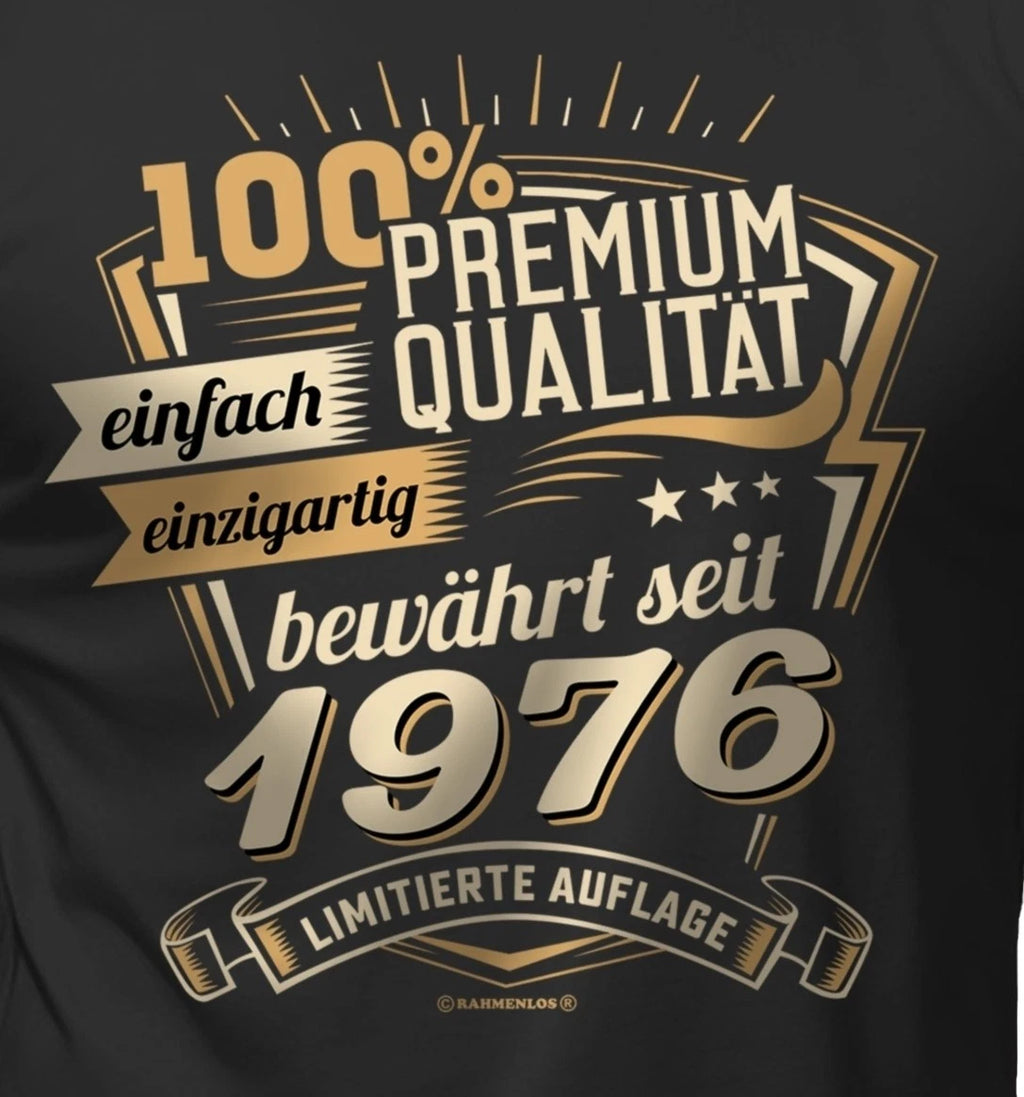 50th Birthday Mens T-Shirt Premium Quality 1976 Funny Sayings Shirts Men