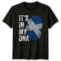 Its In My DNA Scotland Scottish Flag Mens T-Shirt Womens Tee Graphic Unisex