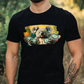 Mens Funny Koala Money Print Cotton T-Shirt Size XS to 5XL