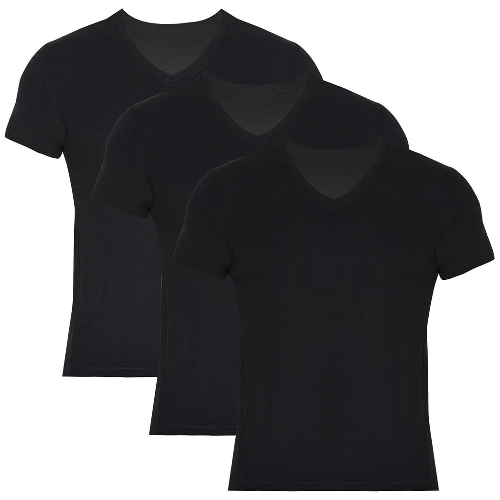 Men’s Bamboo V-Neck Undershirts 3-Pack