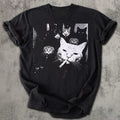Funny Gangster Cat Shirt, Meme Cats Graphic Tee, Vintage Cat Lover Shirt, Funny