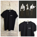 Actual Fact Beastie Boys Sabotage Embroidered Hip Hop Black Tee T-Shirt