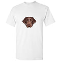 Cute Brown Labrador Dog Head White Men T Shirt Tee Top S - 5XL