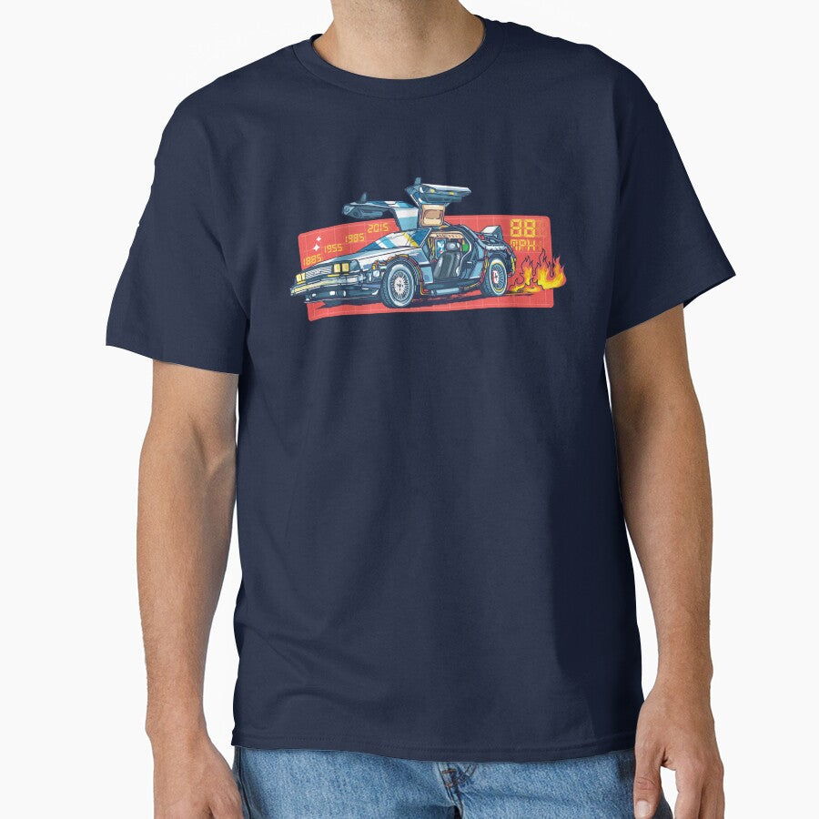 Back to the future Delorean time machine by grafikis