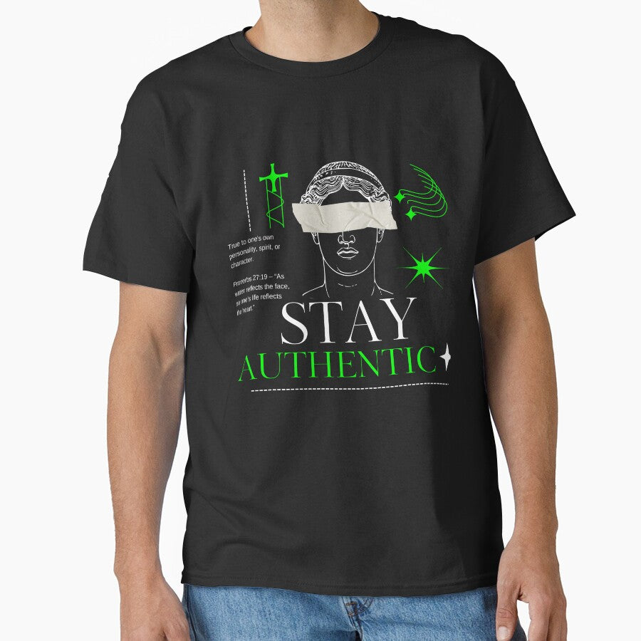 White and Green Y2K Streetwear Typography T-Shirt by YourEnvy