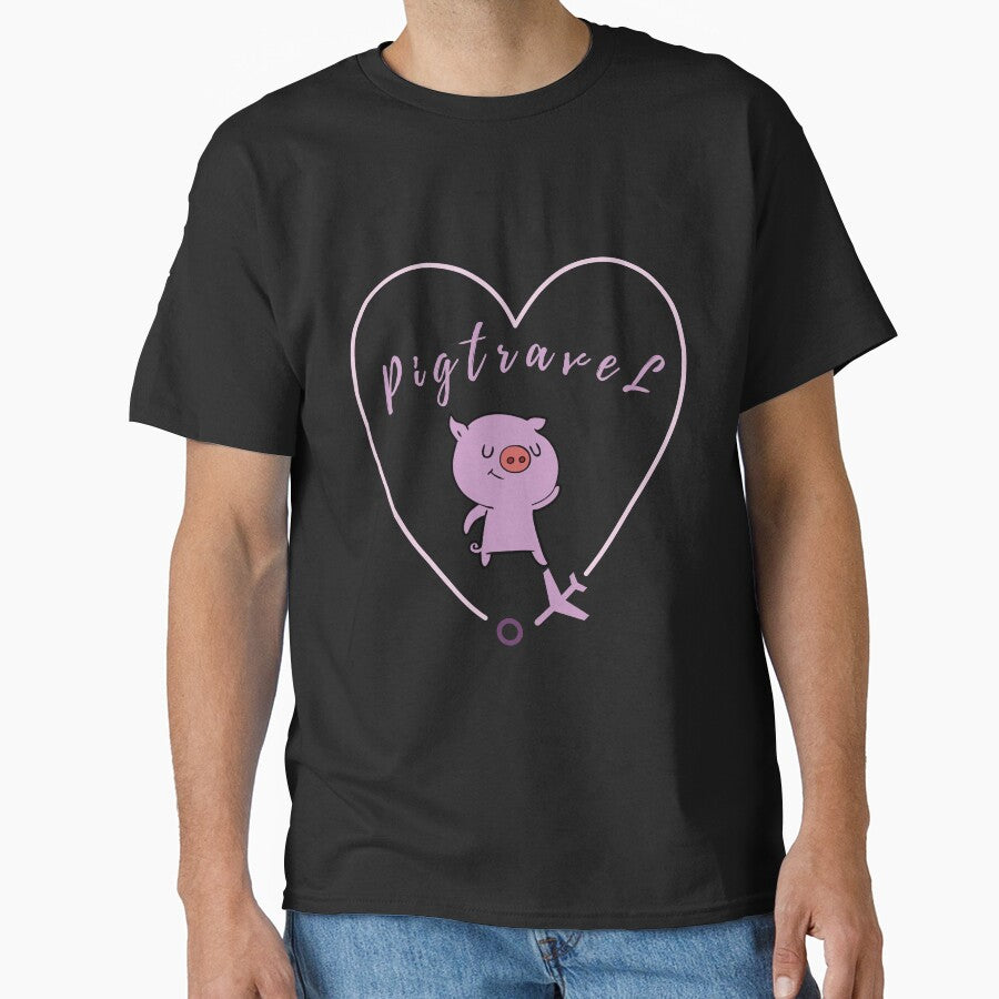 PIG LOVE TRAVEL by myt-shirt