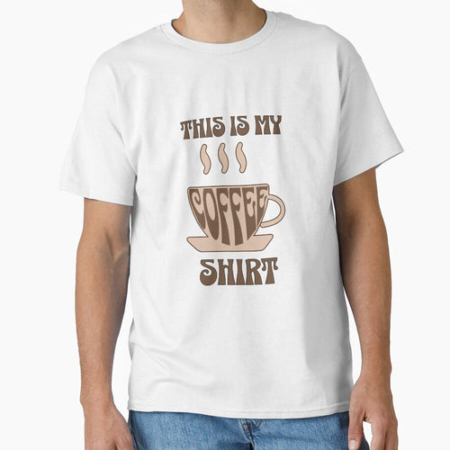 "This Is My Coffee Shirt" Crew Neck Unisex Tee by CrafteeTrends