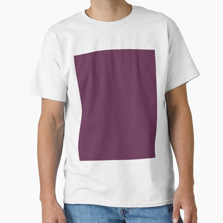 Plain Solid Color Dark Purple Chic Strong Mauve Dusty Purple by mimihuang creations