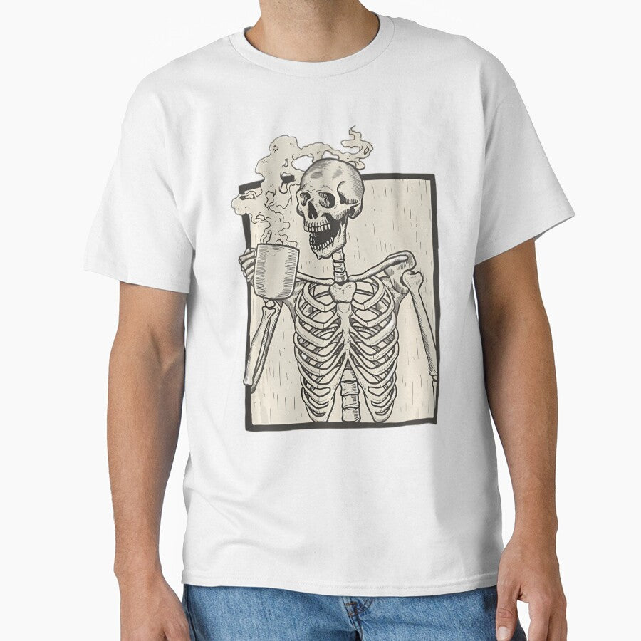 HALLOWEEN SKULL GRAPHIC PRINT FLEECE OVERSIZED Swea by yowsprguljb36