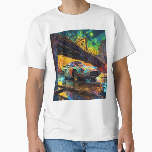 "Graffiti Rush: Racing Through the Neon Underpass" by Artisticanvas