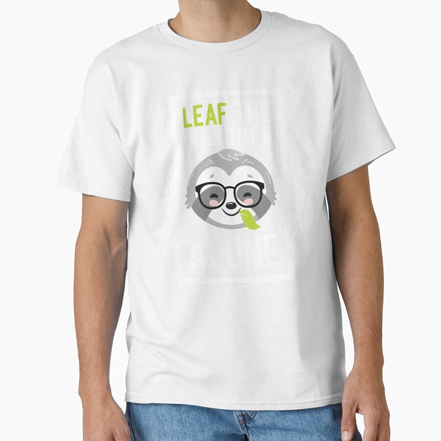 Funny Designer Pun - Leaf me Alone - Gifts for Designers by betternotes