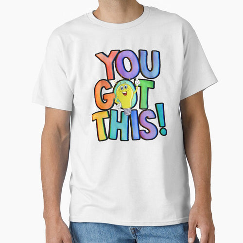 "You Got This" inspirational, motivational, encouraging, bright colors, light bulb moment by karinasalwaszka