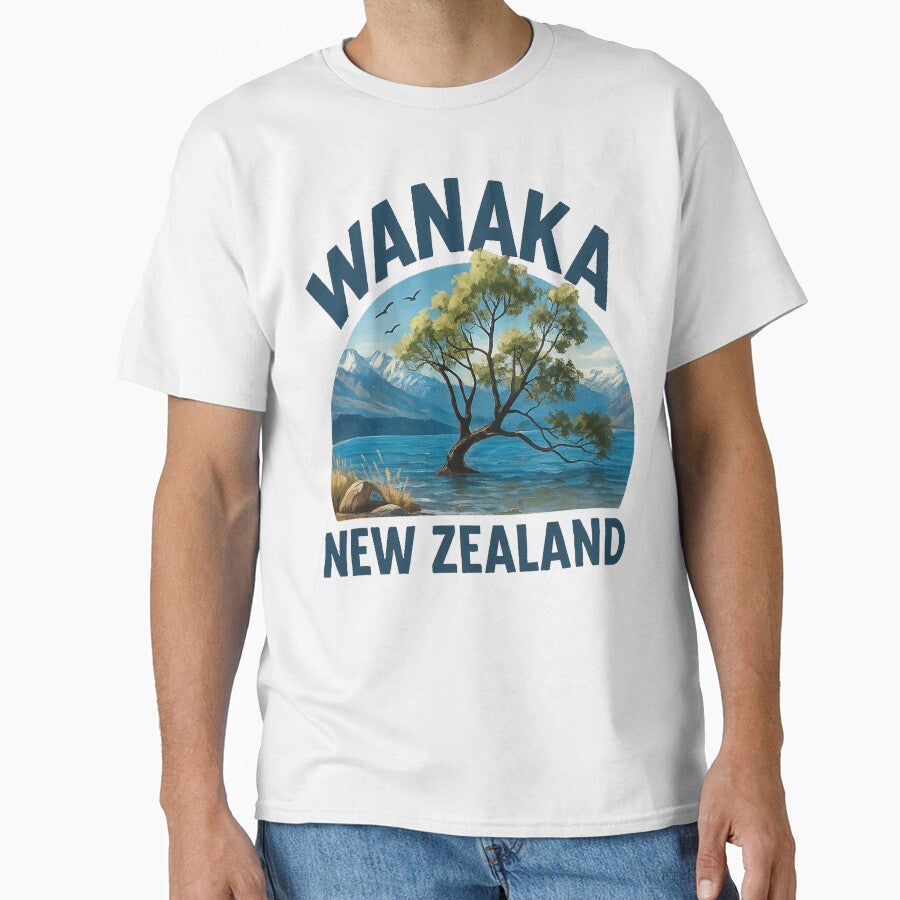 Wanaka New Zealand Travel Art by ryanapples2