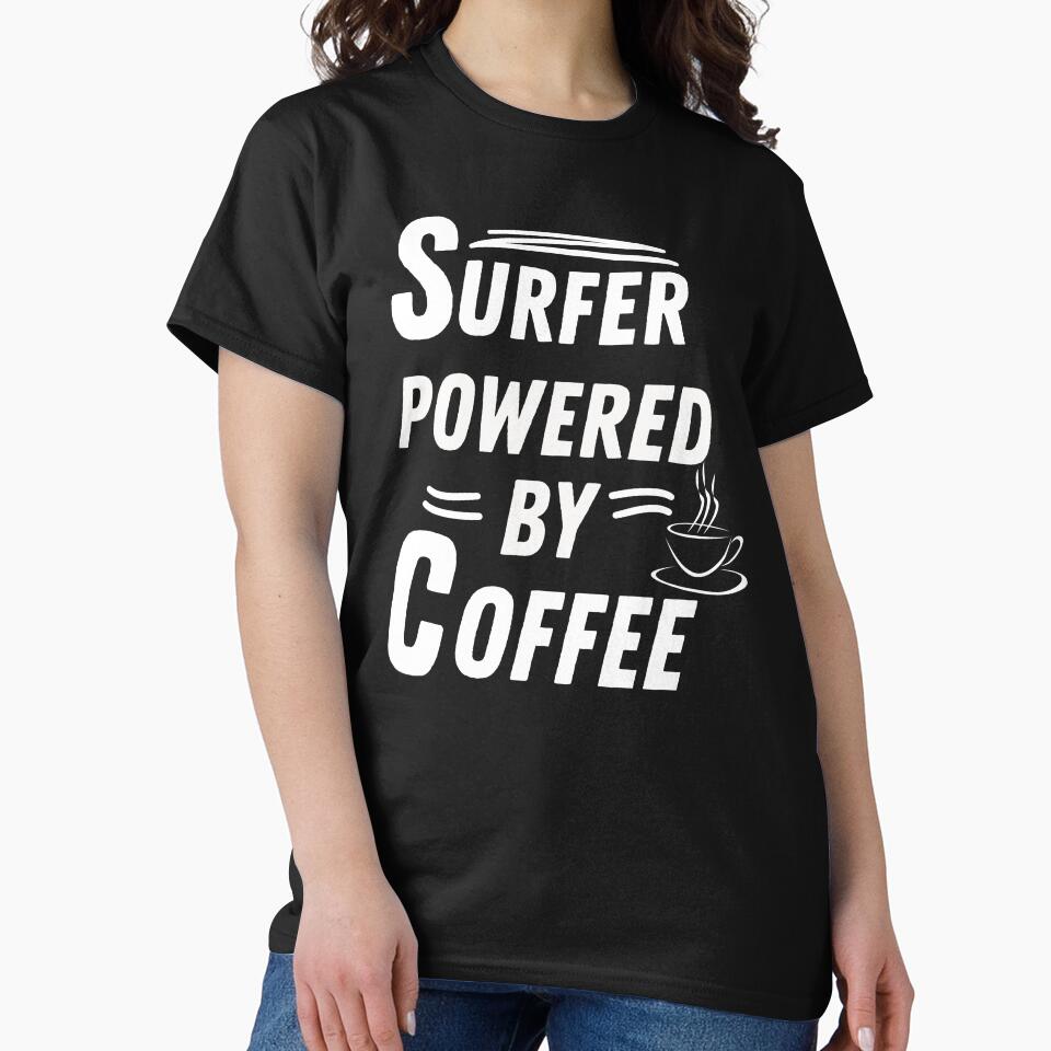 Surfer powered by coffee by annoying-shirts