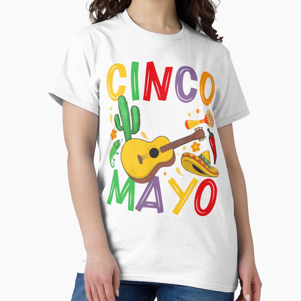 Cinco De Mayo Long Sleeve T-Shirt by Mega Foo