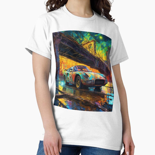 "Graffiti Rush: Racing Through the Neon Underpass" by Artisticanvas